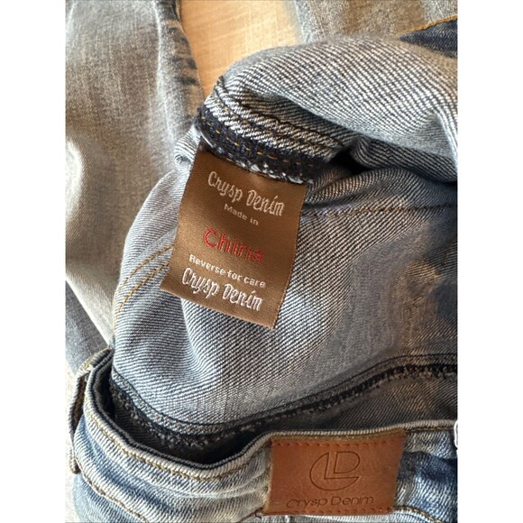 Crysp Denim Cargo Pocket Ankle Zip Skinny Y2K Look Men's Jeans Size‎ 34 - Picture 9 of 15